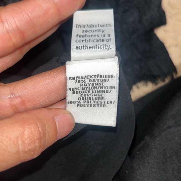 Diane Von Furstenberg Brielle Floral Lace Sheer Long Sleeve Blouse Black 12 - Picture 10 of 10